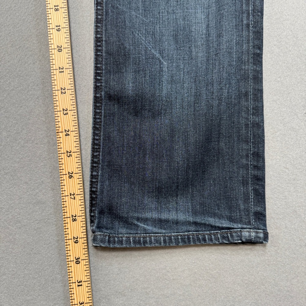 Buffalo David Bitton Jeans Men's 32x34 Blue Dark Wash Driven-X Straight Stretch - Picture 4 of 9